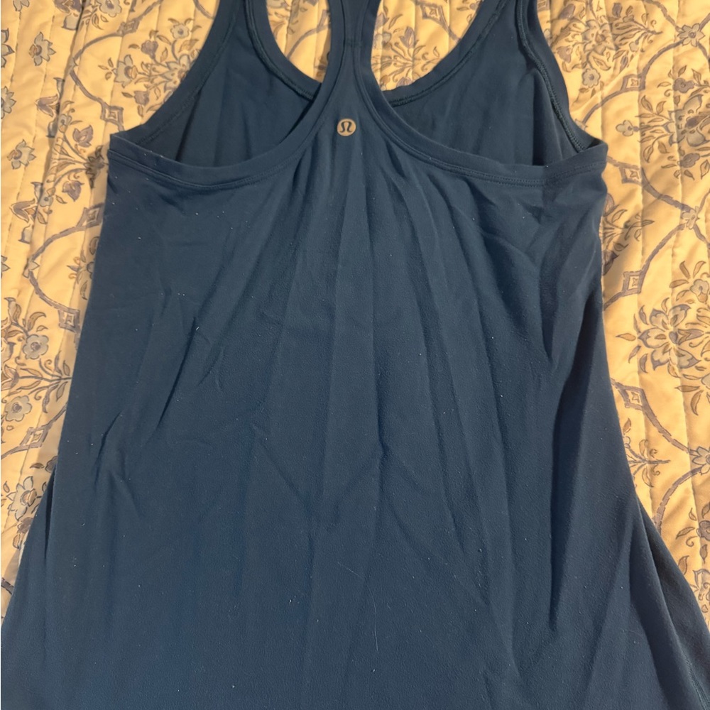 lululemon athletica Women's Blue Tank Top